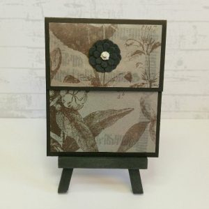 pochette carte-cadeau thème fleurs