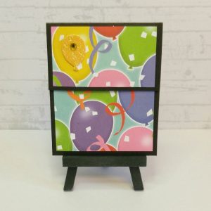 pochette carte-cadeau thème anniversaire