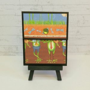 pochette carte-cadeau thème grenouilles