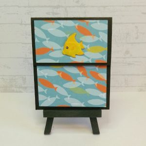 pochette carte-cadeau thème poissons