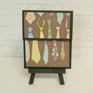 pochette carte-cadeau thème cravates