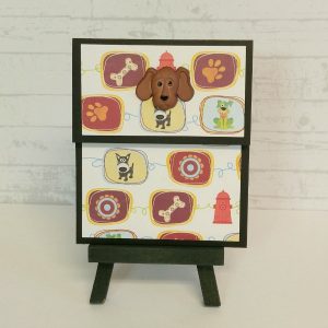 pochette carte-cadeau thème chiens