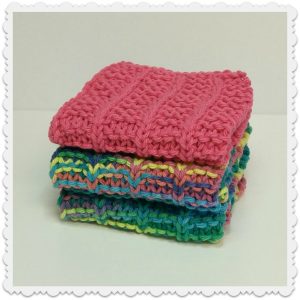 lavettes multicolores