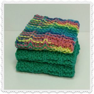 lavettes multicolores